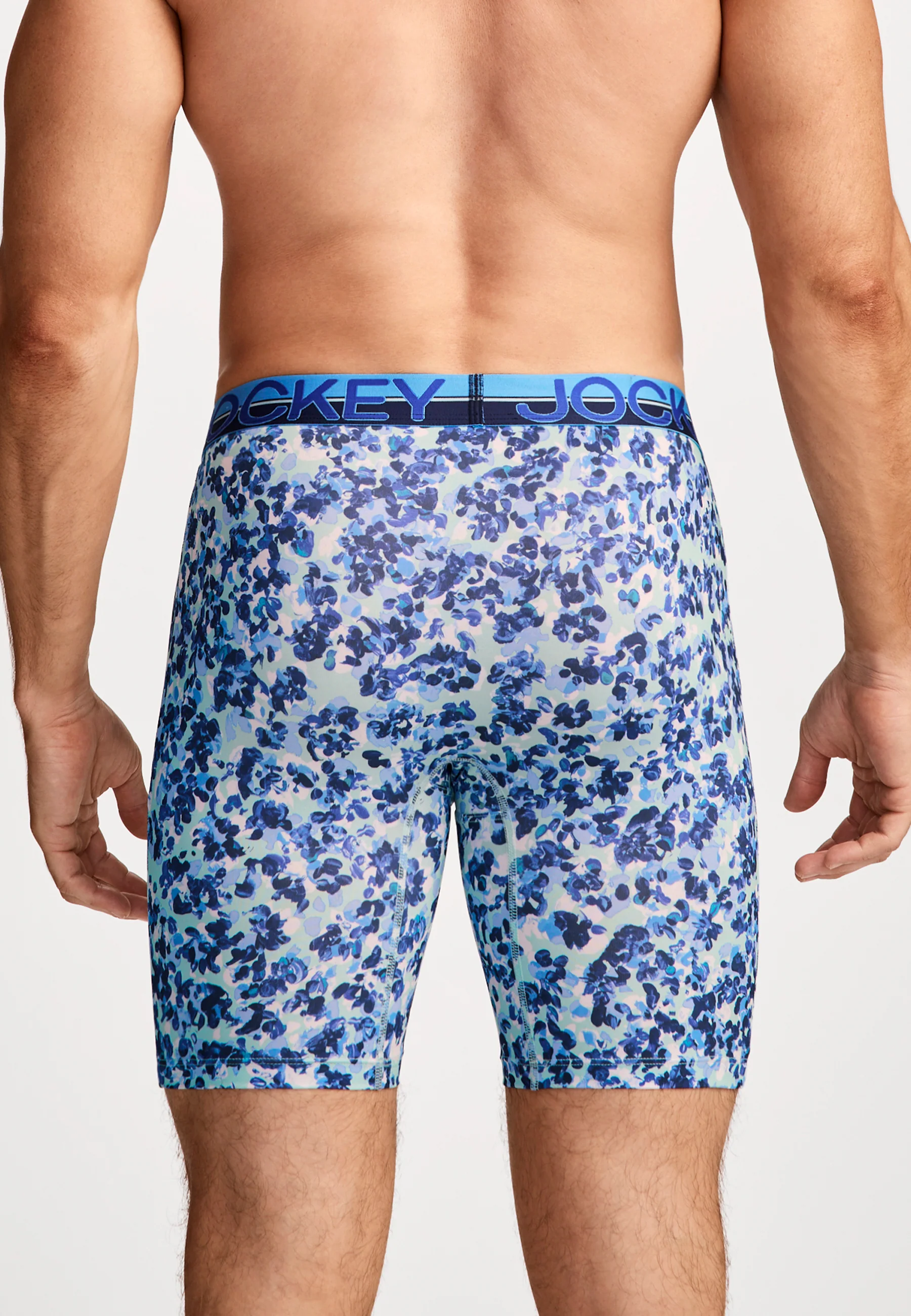 Jockey® Infinite Cool Microfiber Stretch 8" Long Leg Boxer Brief - 3 Pack - Image 3