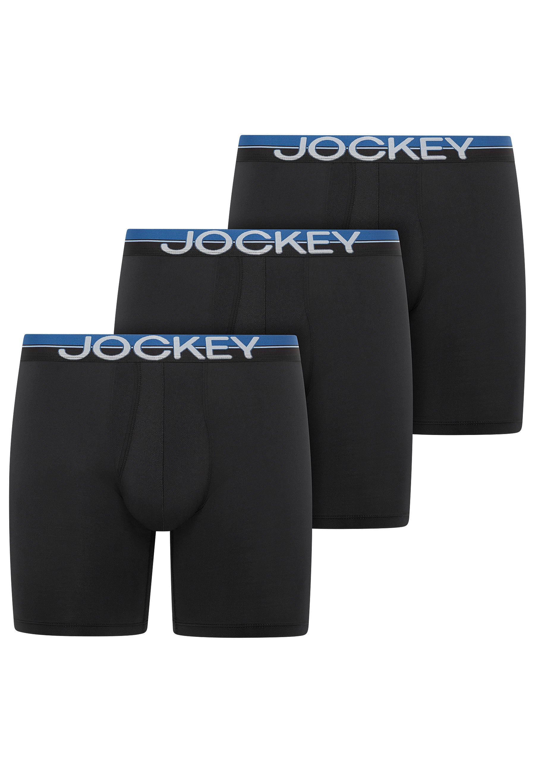 Jockey® Infinite Cool Microfiber Stretch 8" Long Leg Boxer Brief - 3 Pack - Image 5