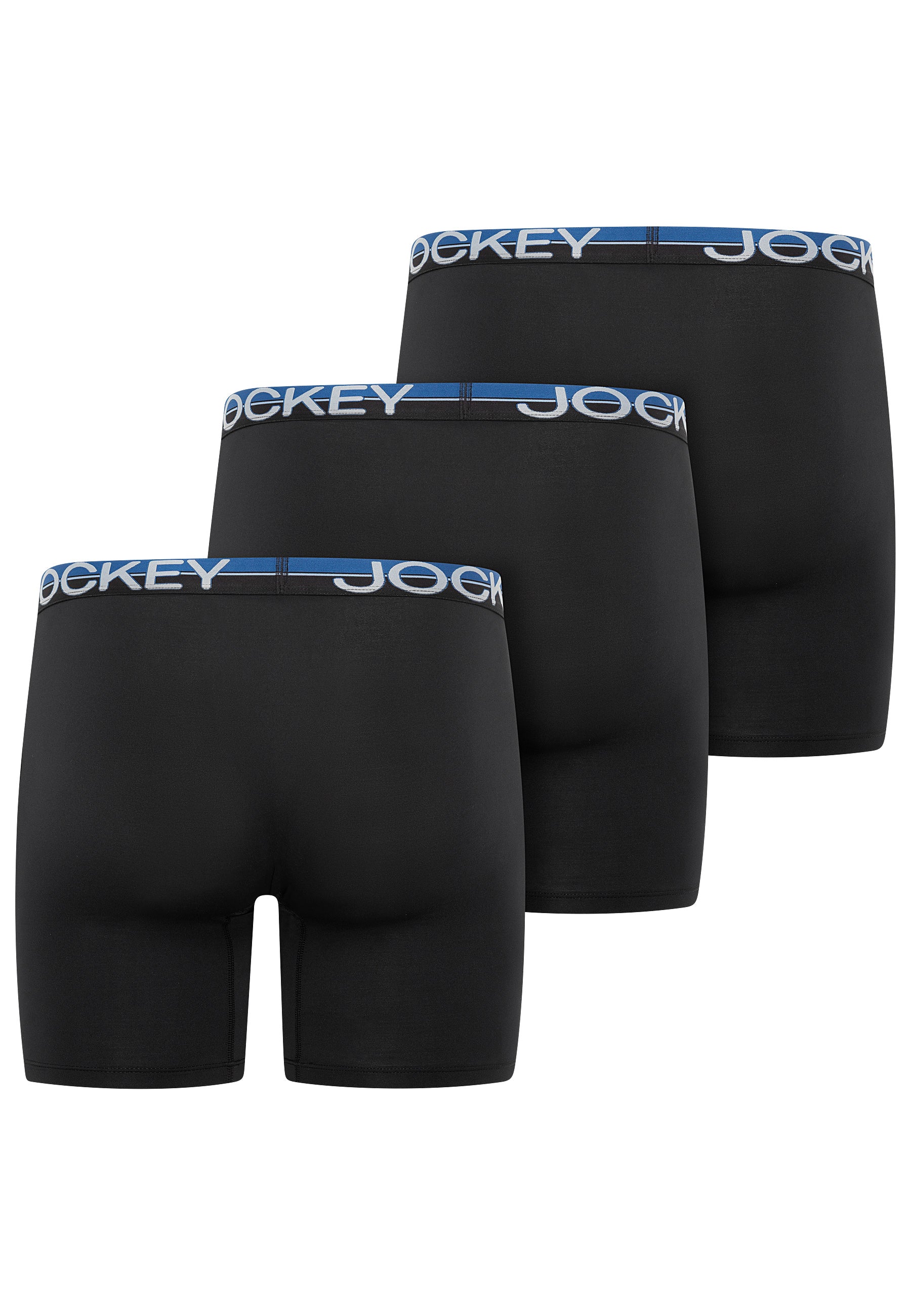 Jockey® Infinite Cool Microfiber Stretch 8" Long Leg Boxer Brief - 3 Pack - Image 8