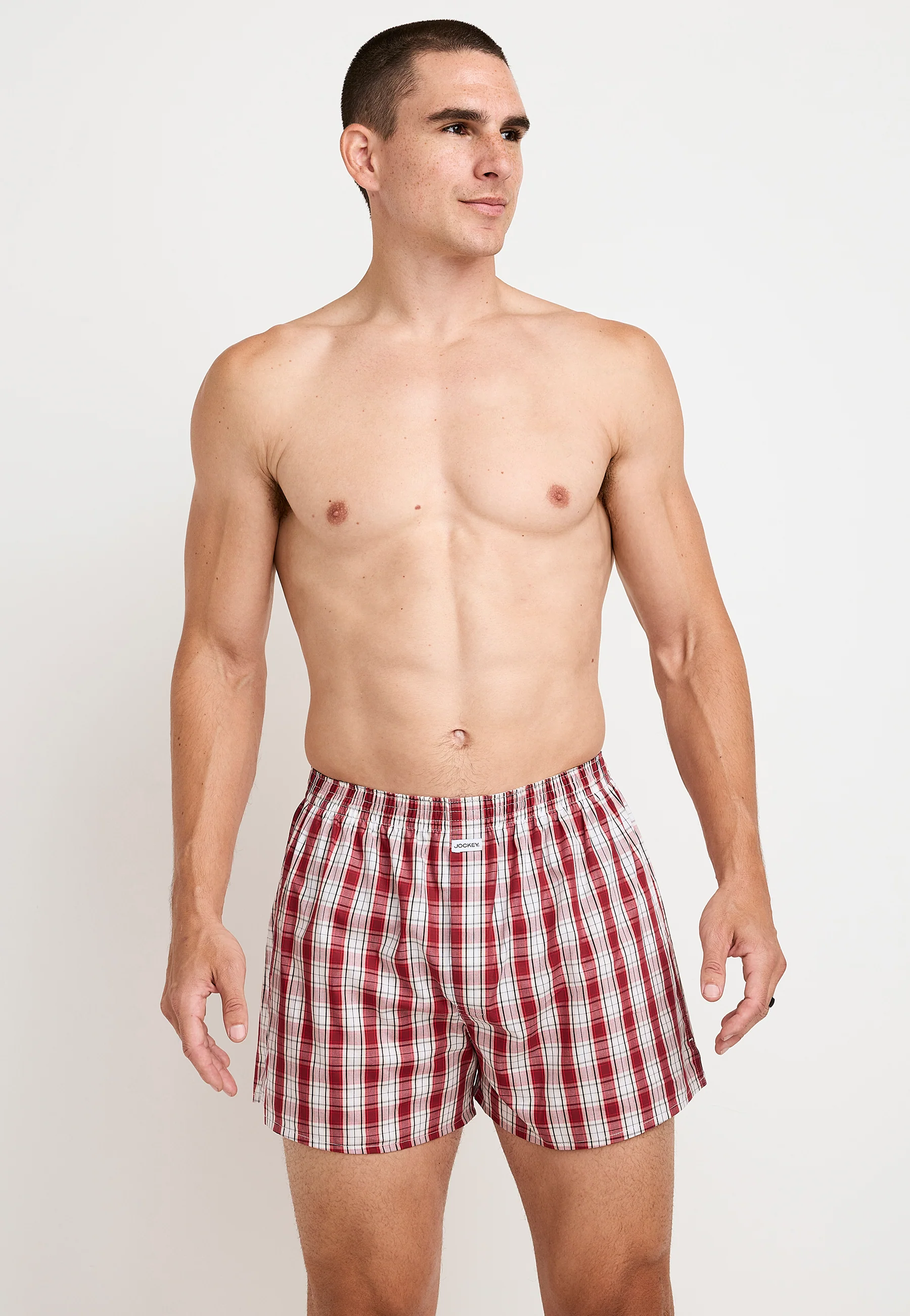 Jockey® Everyday Check Woven Boxer - Image 41