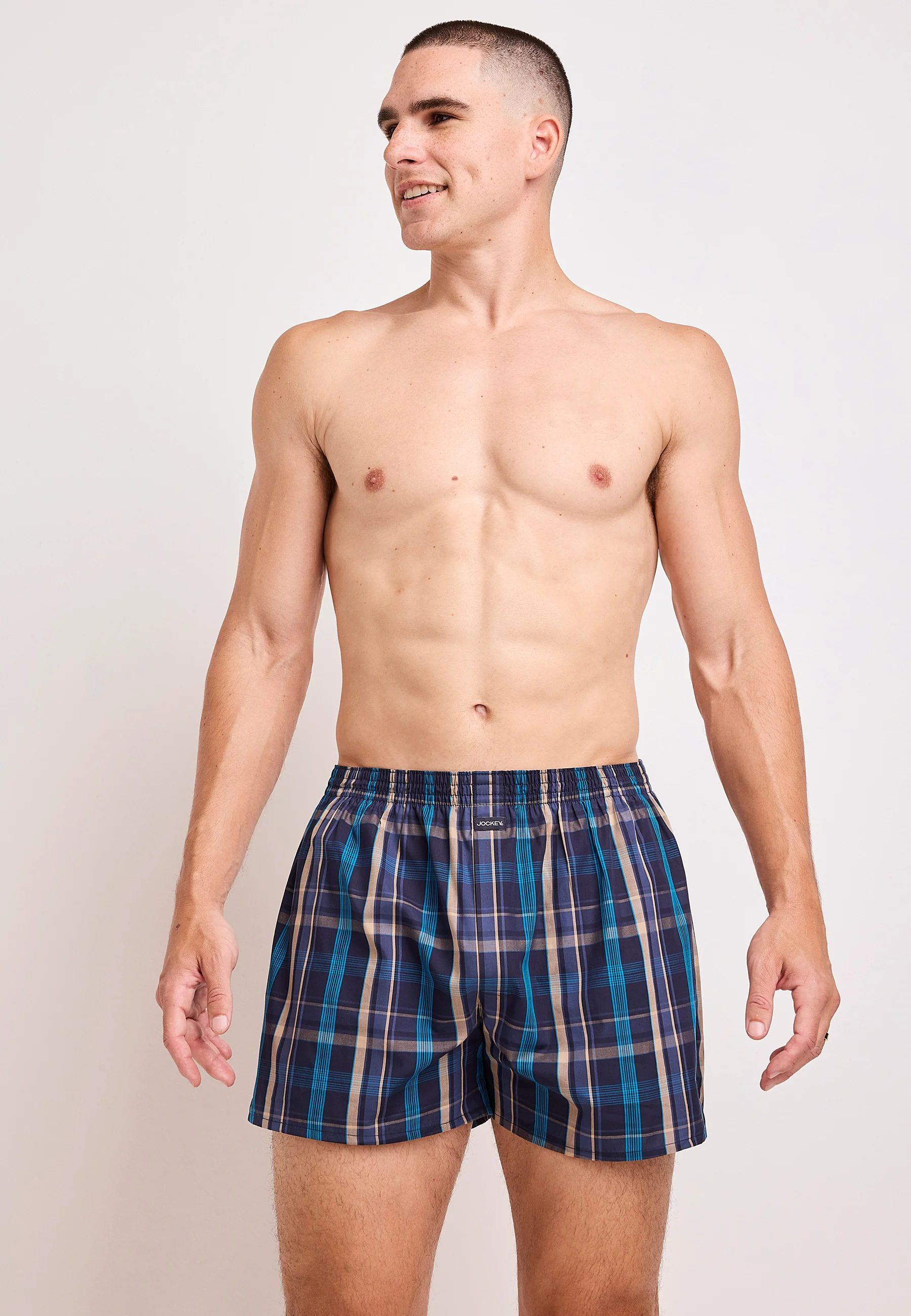 Jockey® Everyday Check Woven Boxer - Image 51