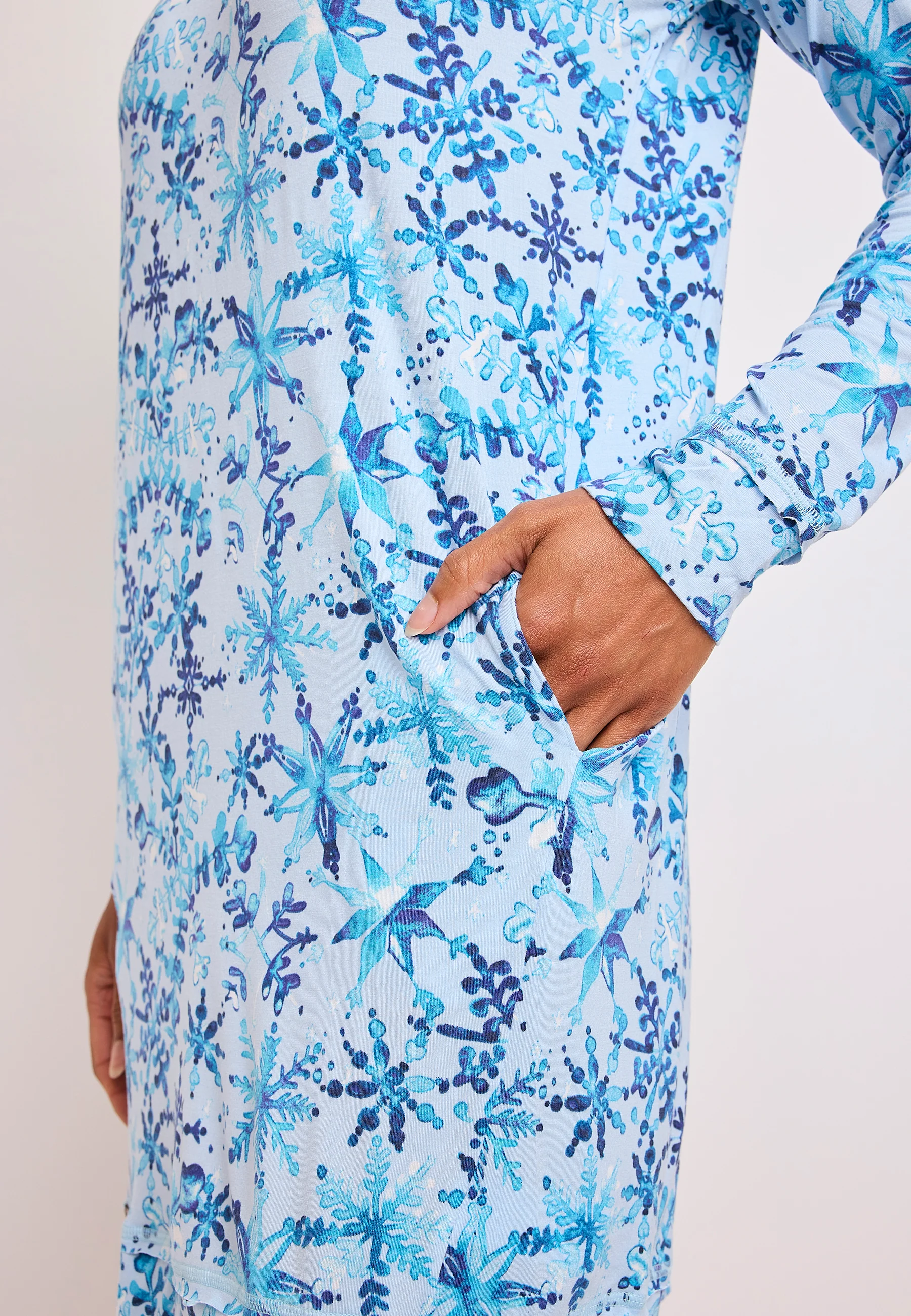 Jockey® Supersoft Long Sleeve Lounge Dress - Image 4